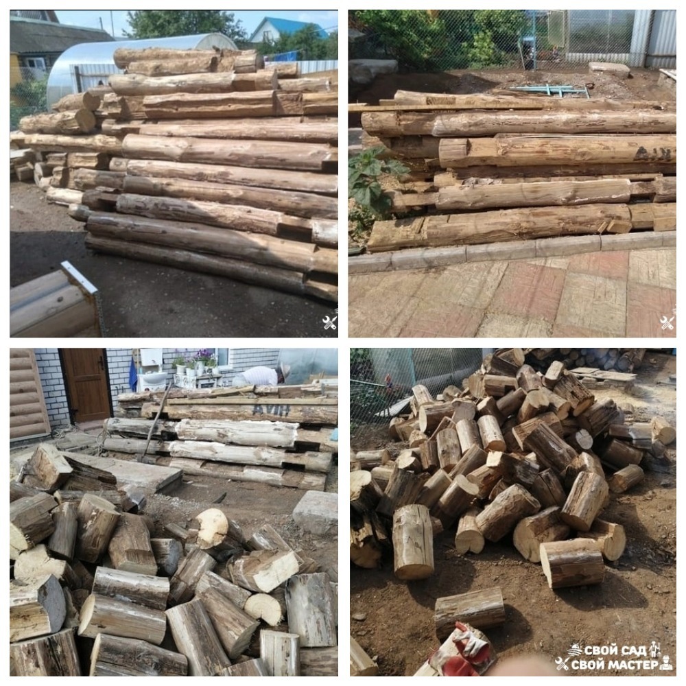 Разнорабочие — Колка/распил/укладка дров